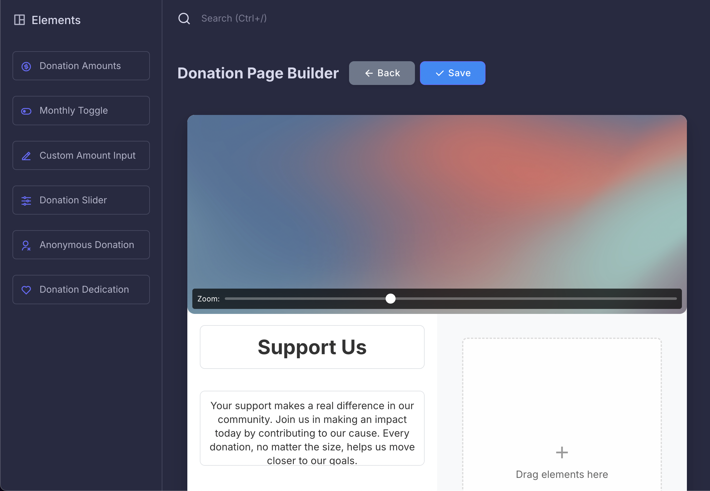 Fundraising Dashboard