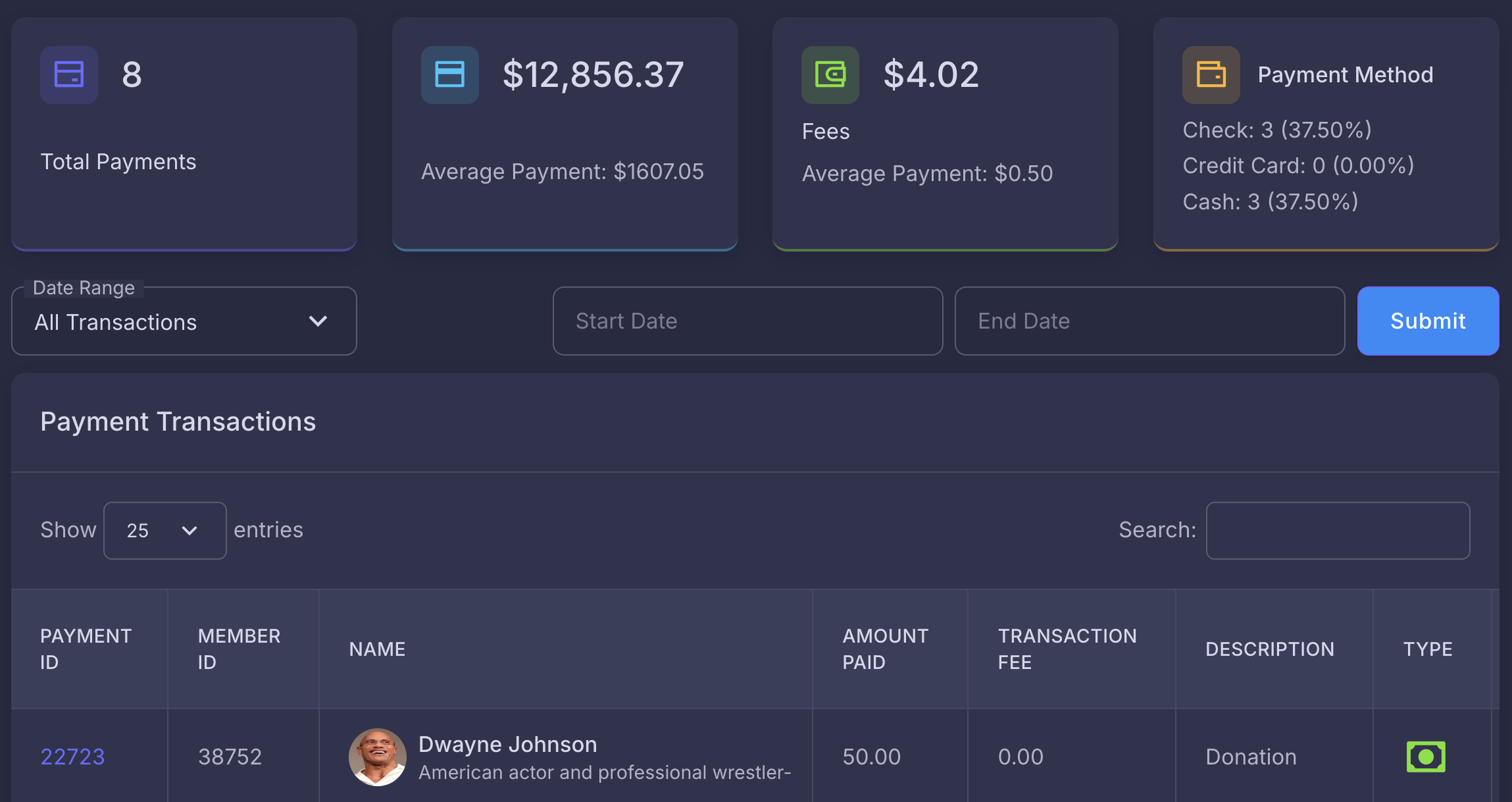 Payment Management